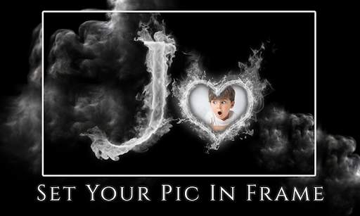 Smoky Text Photo Frames screenshot 4