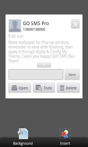 GO SMS Pro Theme Maker plug-in स्क्रीनशॉट 4