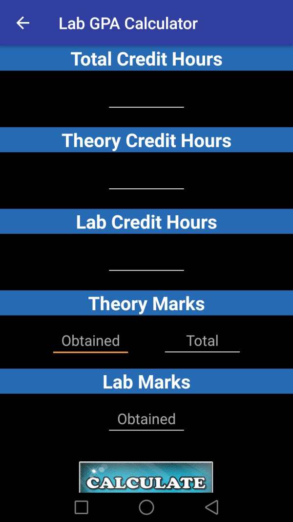 Comsats GPA Calculator screenshot 7