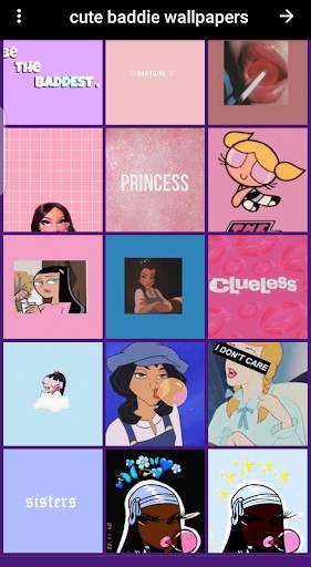 cute baddie wallpapers screenshot 3