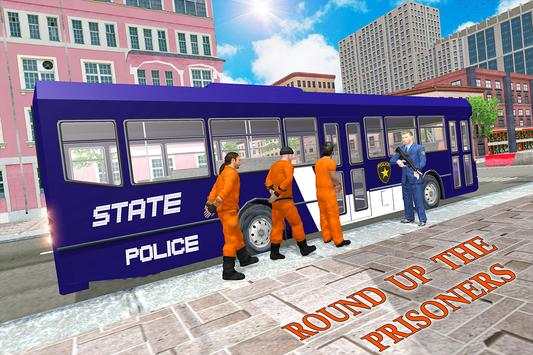 US Jail Police Bus Transport Driving screenshot 9