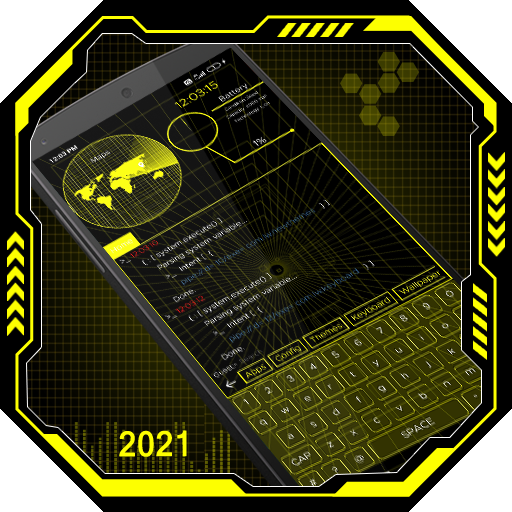 Cyber Hi-tech Launcher 2021 - App Lock, Hide App icon