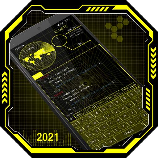 Cyber Hi-tech Launcher 2021 - App Lock, Hide App 4.0
