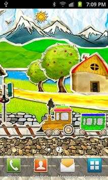 Paper Train Live Wallpaper screenshot 3