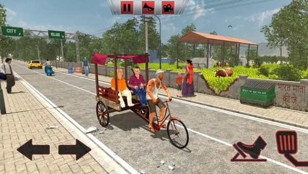 Off Road Cycle Rickshaw Driving Simulator screenshot 7