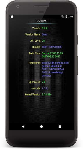 Droid Info screenshot 2