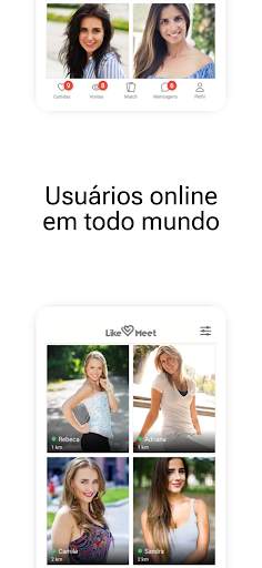 Namoro e encontros - Likemeet screenshot 3