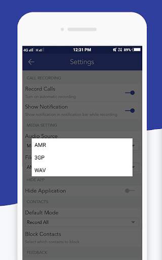 Auto Call Recorder : Hide App screenshot 5