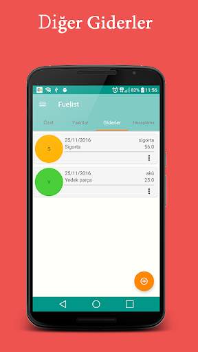Yakıt tüketim hesapla & takip screenshot 3
