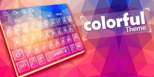 Beautiful Colorful Abstract Keyboard screenshot 6
