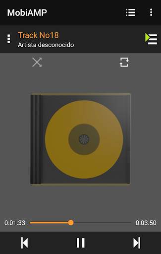 MobiAMP music player screenshot 1