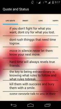Quotes And Status App screenshot 3
