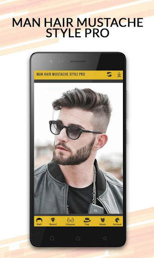 Man Hair Mustache Style Pro screenshot 1