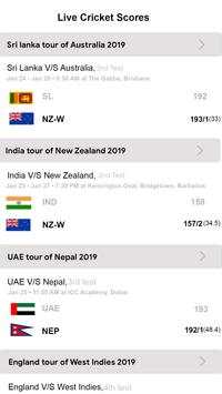 Live Cricket Score screenshot 2