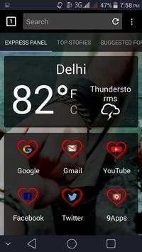 Love Browser 4G screenshot 1