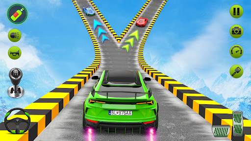 Impossible Mega Ramp Car Stunt screenshot 4