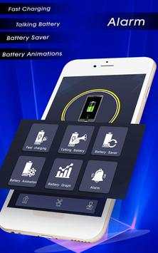 Battery Fast Charging Animation &100% Alarm 1 تصوير الشاشة