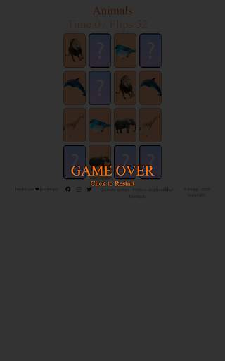 Free Memory Games - Animals screenshot 12