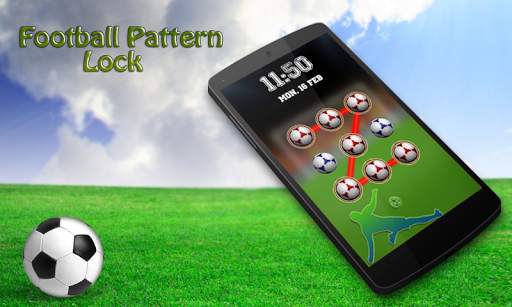 Football Pattern Lock Screen screenshot 3