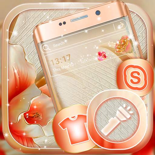Rose Light Launcher Theme 4.1