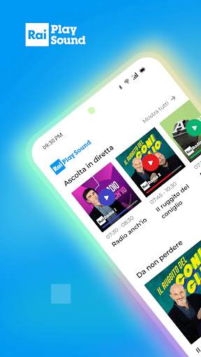 RaiPlay Sound: radio e podcast screenshot 1