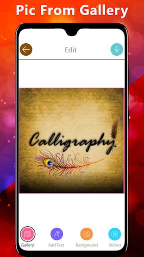 Calligraphy Font App screenshot 1