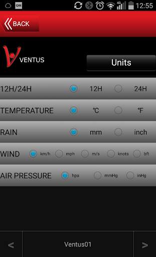 Ventus BT Weather Station скриншот 5