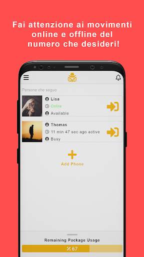 Tracciamento per Whatsapp: analisi dell'uso screenshot 1