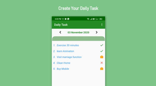 Daily Task screenshot 1