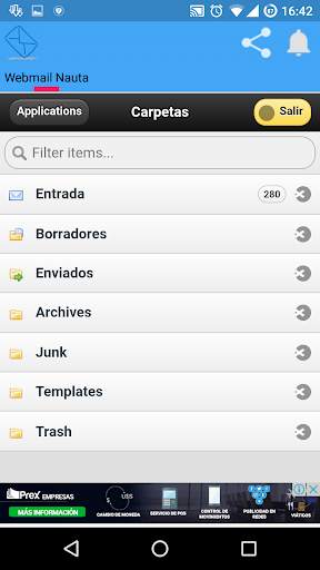 Webmail Nauta screenshot 3