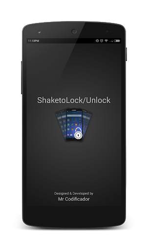 Shake to Lock/Unlock screenshot 1