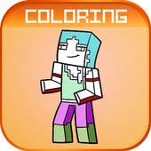 Coloring Game for Minecraft 1.0