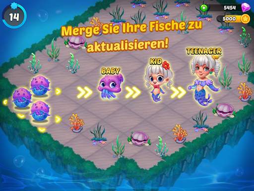 Merge Mermaids-magic puzzles screenshot 8