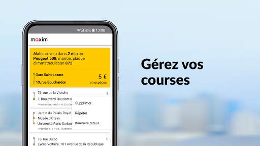 maxim — commande de véhicules screenshot 3