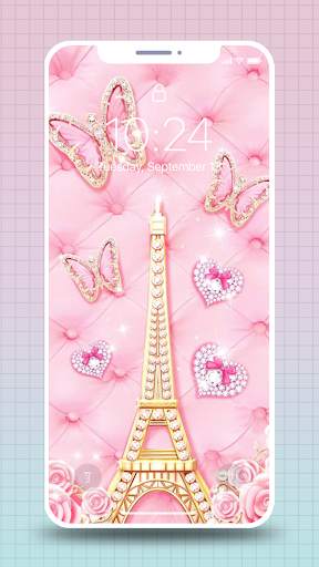 Girly Wallpapers 7 تصوير الشاشة