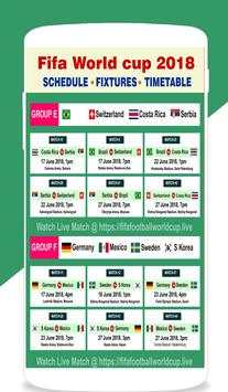 FIFA World Cup 2018 Time Table скриншот 3