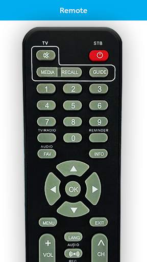 Remote Control For SUN DIRECT DTH Set top box screenshot 1