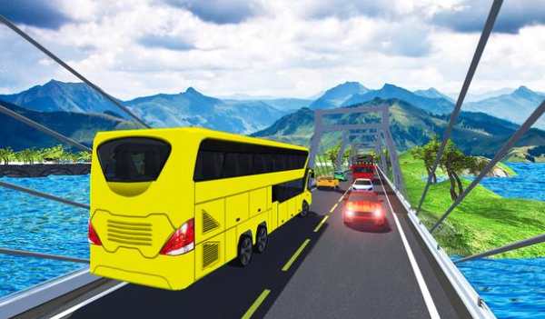 Offroad Coach Bus Driving Simulator 3D screenshot 2