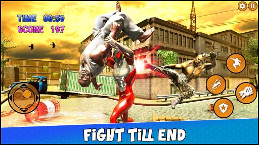 Superhero Iron Spider Battle: Vice City Fighter screenshot 3