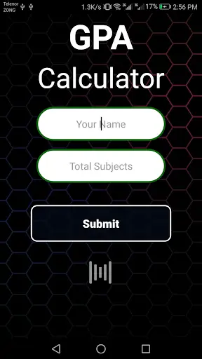 GCUF GPA Calculator screenshot 2