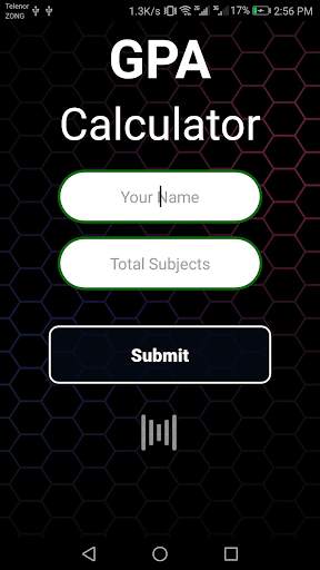 GCUF GPA Calculator screenshot 2