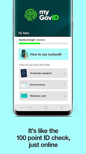 myGovID screenshot 2