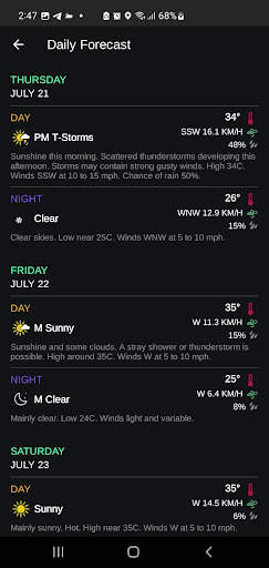 Daily Weather Forecast screenshot 3