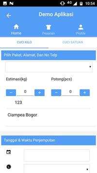 APLIKASI LAUNDRY ANDROID (DEMO) screenshot 6