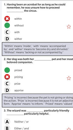 25 Simulator – TOEFL® Test with correction offline screenshot 1