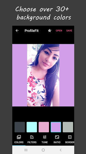 ProfileFit - Photo Editor (Crop, Filters & More!) screenshot 3