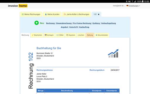 100 freie PDF Vorlagen screenshot 20