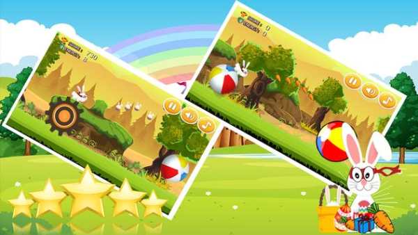 Bunny Ninja Jump 2017 screenshot 2