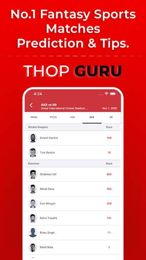 Thop Guru : Fantasy Cricket Prediction & Tips,Thop screenshot 5