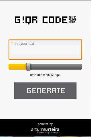 G!QR CODE - Generate QR screenshot 1